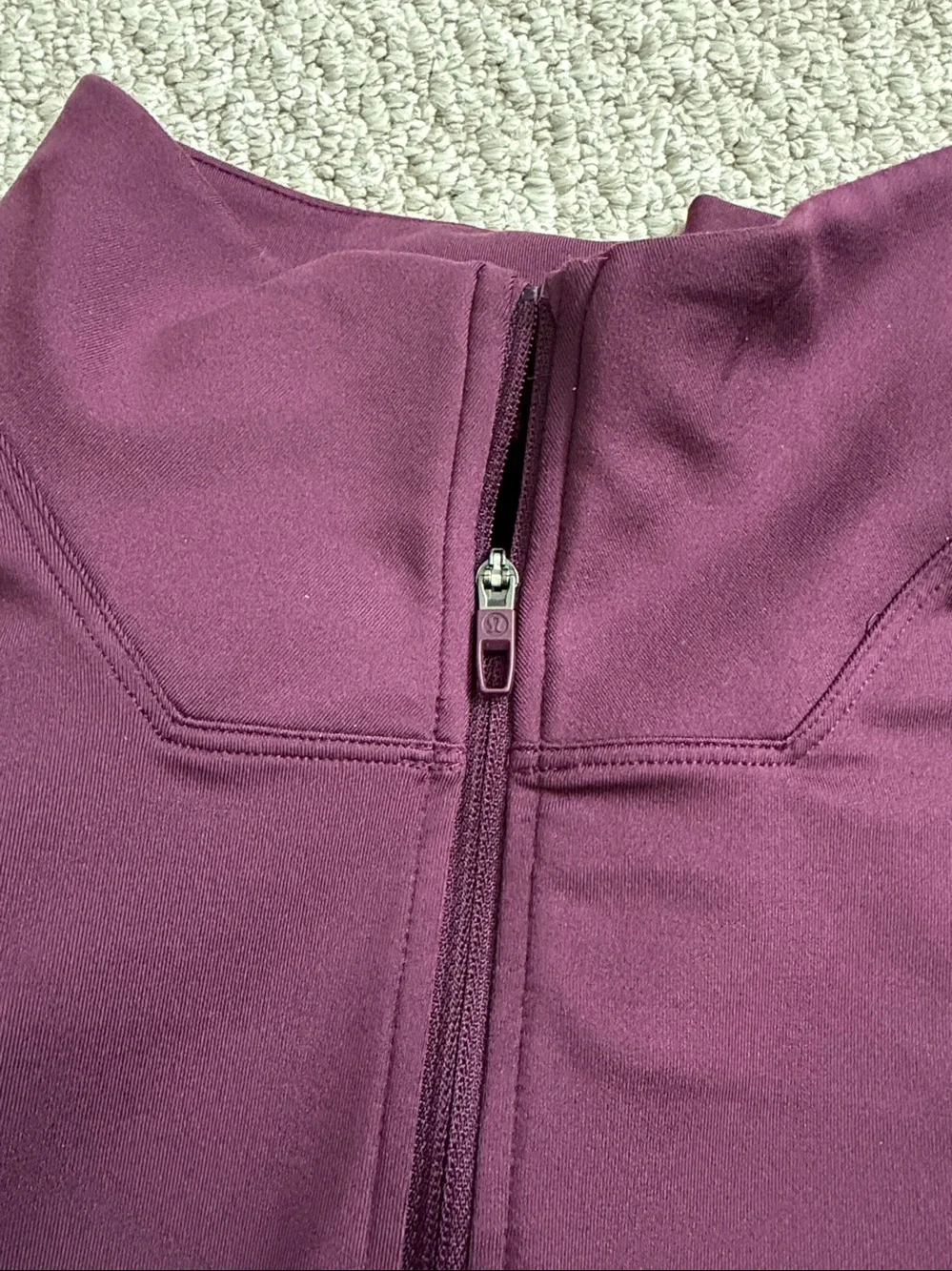 Lululemon Rulu Fleece 1/2 zip, like new, L